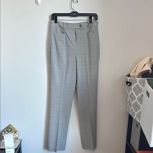 Calvin Klein Gray Tailored Trousers for Office Wear